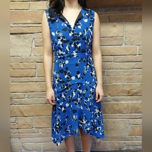 Untamed Electric Blue Floral Cabi Dress